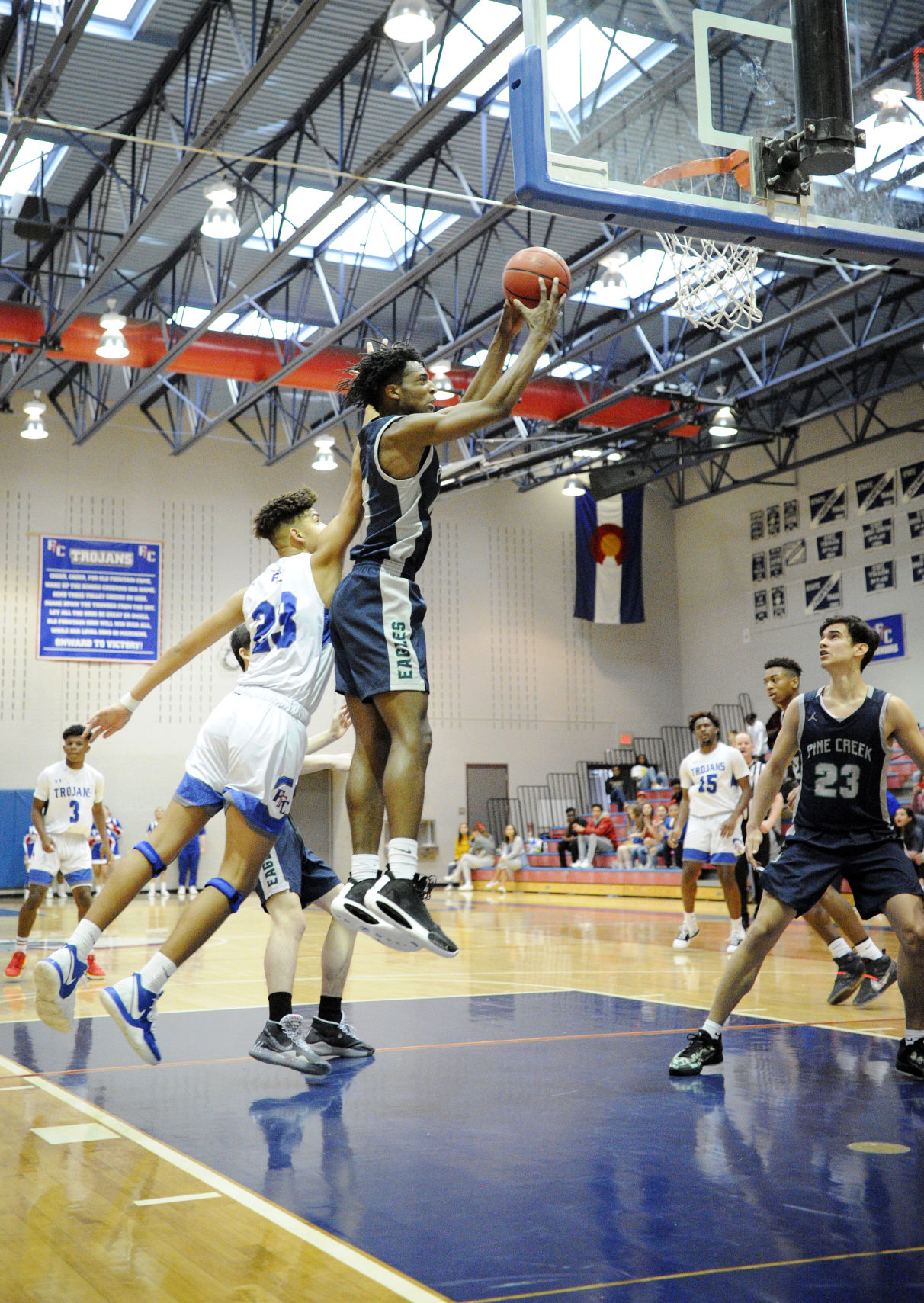 PHOTOS: Fountain-Fort Carson Trojans (58) Pine Creek Eagles (70)